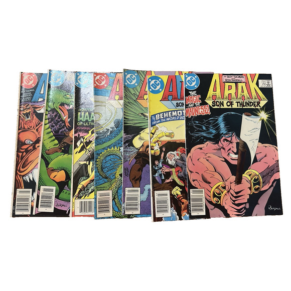 DC Comics ARAK Son of Thunder #7, #11, #16, #18, #23, #27, & #29 1980s Good VTG - Picture 1 of 16